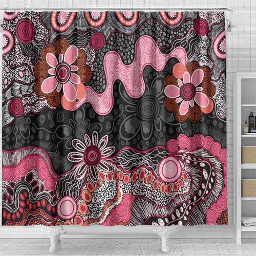 Australia NAIDOC Week 2026 Shower Curtain Aboriginal Contemporary Art