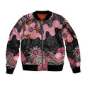 Australia NAIDOC Week 2026 Sleeve Zip Bomber Jacket Aboriginal Contemporary Art