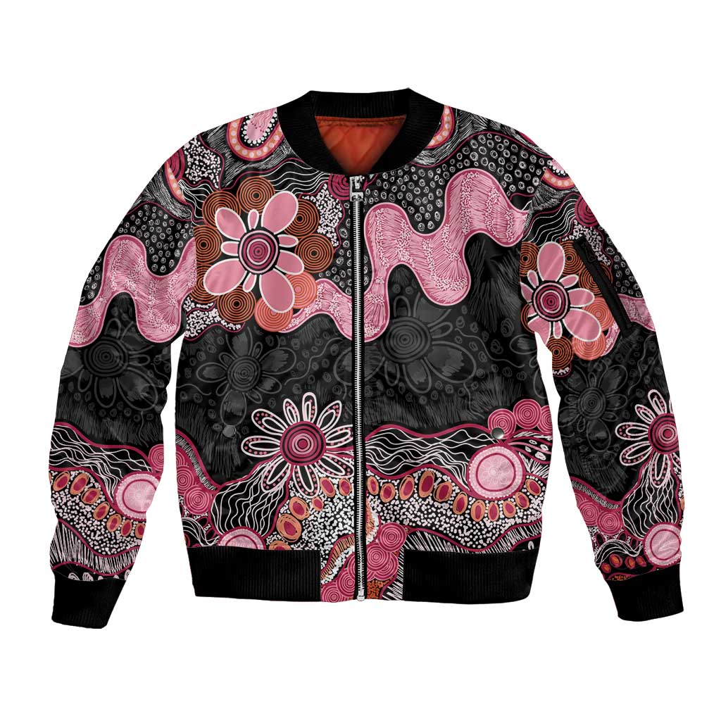 Australia NAIDOC Week 2026 Sleeve Zip Bomber Jacket Aboriginal Contemporary Art