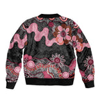 Australia NAIDOC Week 2026 Sleeve Zip Bomber Jacket Aboriginal Contemporary Art