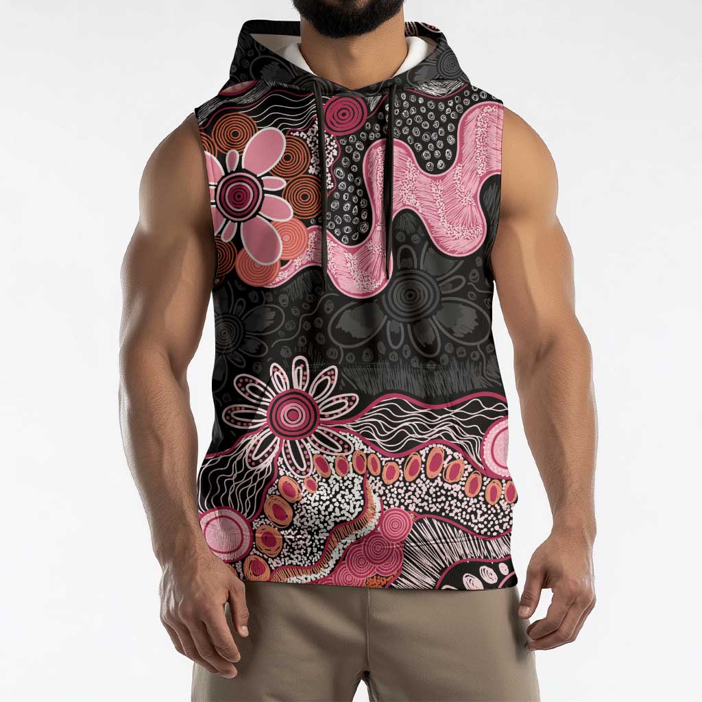 Australia NAIDOC Week 2026 Sleeveless Hoodie Aboriginal Contemporary Art