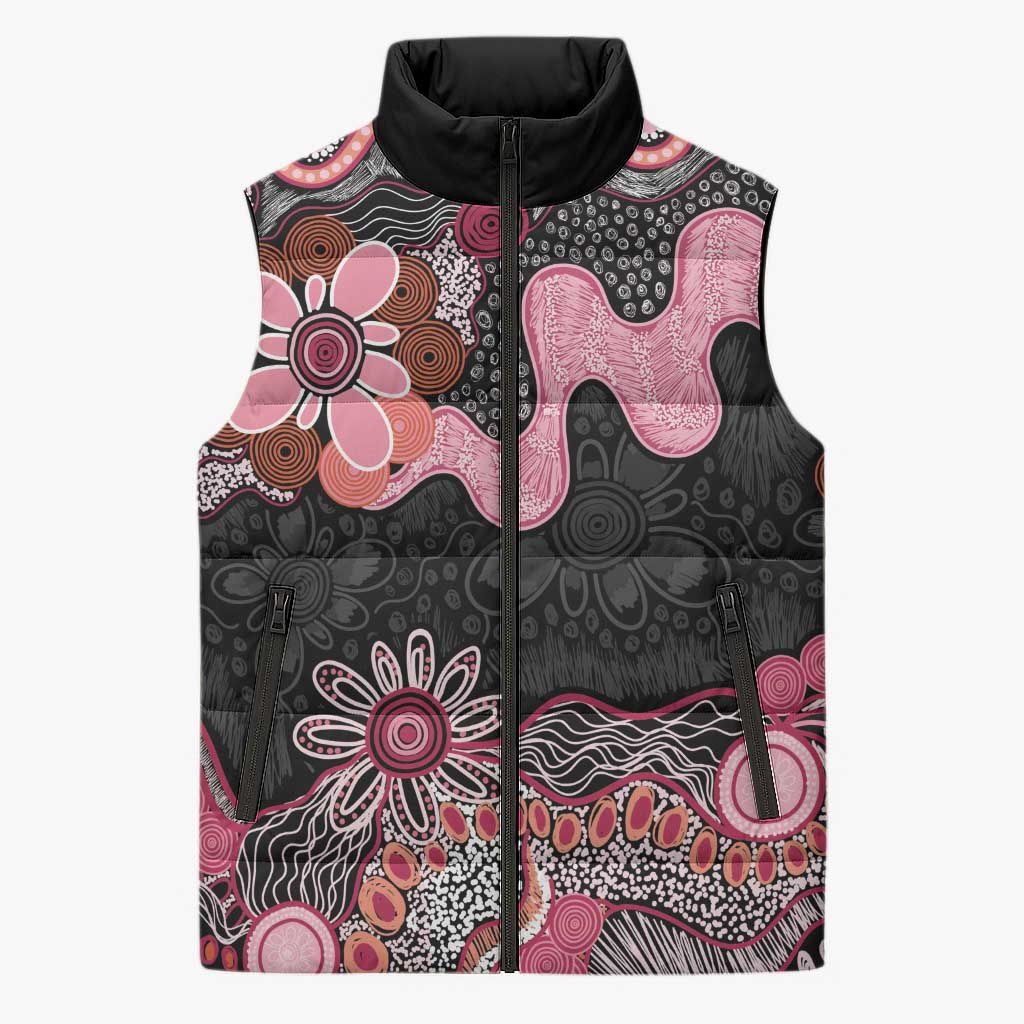 Australia NAIDOC Week 2026 Sleeveless Puffer Jacket Aboriginal Contemporary Art