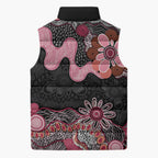 Australia NAIDOC Week 2026 Sleeveless Puffer Jacket Aboriginal Contemporary Art