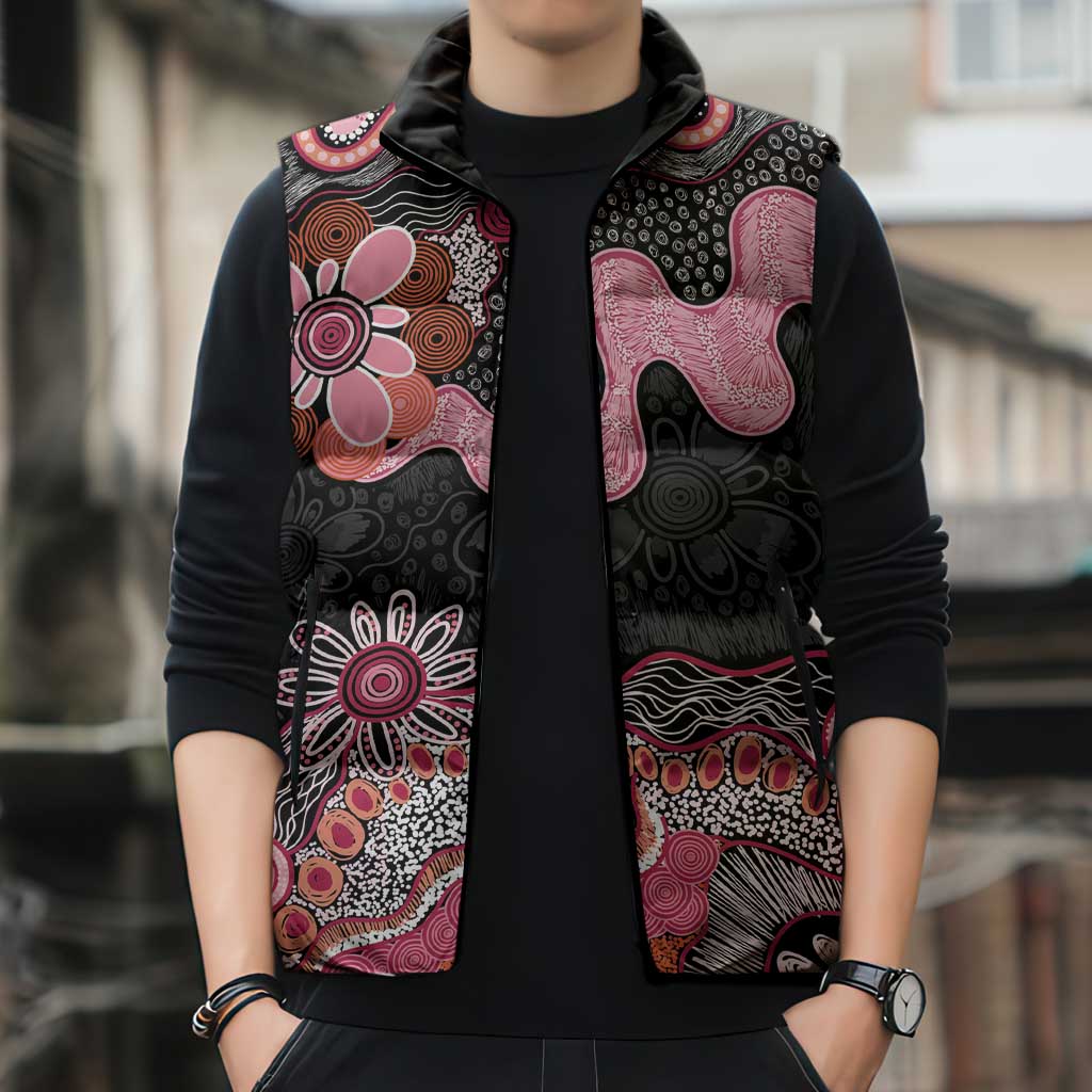 Australia NAIDOC Week 2026 Sleeveless Puffer Jacket Aboriginal Contemporary Art
