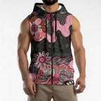 Australia NAIDOC Week 2026 Sleeveless Zip Hoodie Aboriginal Contemporary Art