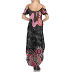 Australia NAIDOC Week 2026 Summer Maxi Dress Aboriginal Contemporary Art