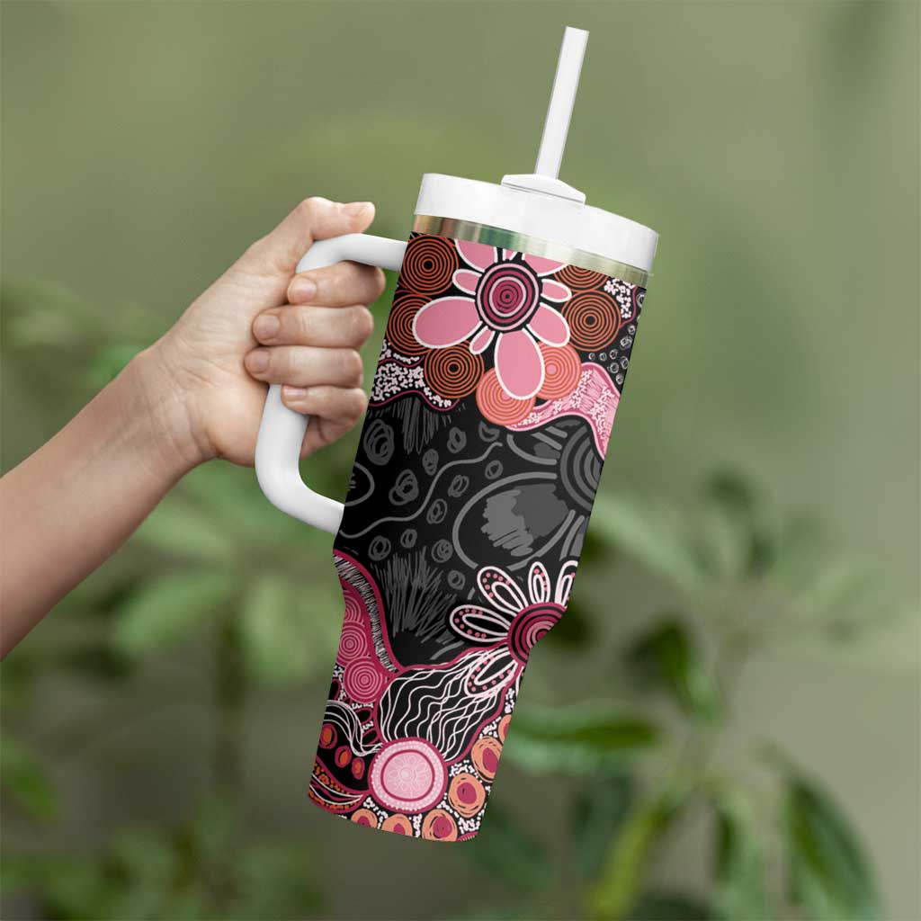 Australia NAIDOC Week 2026 Tumbler With Handle Aboriginal Contemporary Art