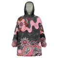 Australia NAIDOC Week 2026 Wearable Blanket Hoodie Aboriginal Contemporary Art