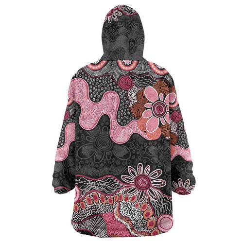 Australia NAIDOC Week 2026 Wearable Blanket Hoodie Aboriginal Contemporary Art