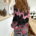 Australia NAIDOC Week 2026 Women Casual Shirt Aboriginal Contemporary Art