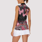 Australia NAIDOC Week 2026 Women Sleeveless Polo Shirt Aboriginal Contemporary Art