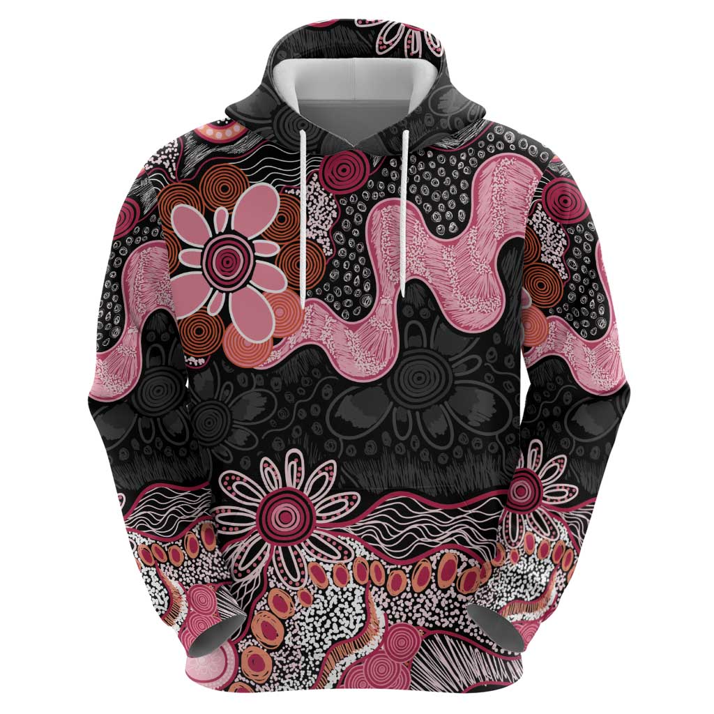 Australia NAIDOC Week 2026 Zip Hoodie Aboriginal Contemporary Art