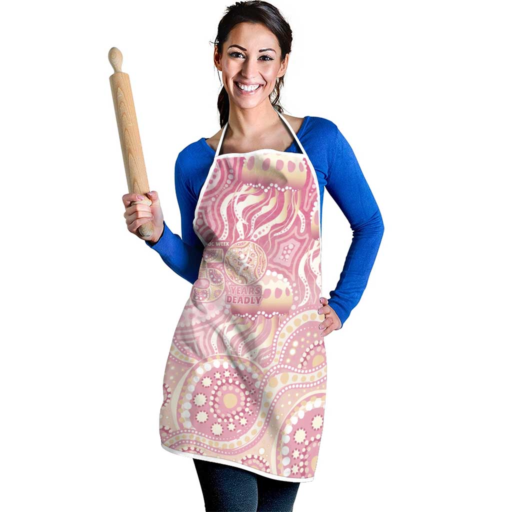 Pastel NAIDOC Week 2026 First Nations Indigenous Apron Jellyfish