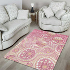 Pastel NAIDOC Week 2026 First Nations Indigenous Area Rug Jellyfish