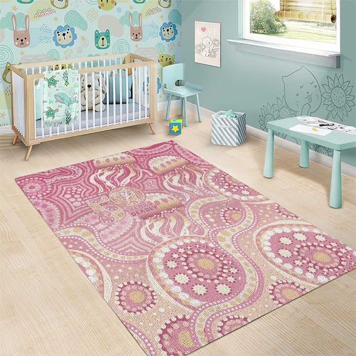 Pastel NAIDOC Week 2026 First Nations Indigenous Area Rug Jellyfish
