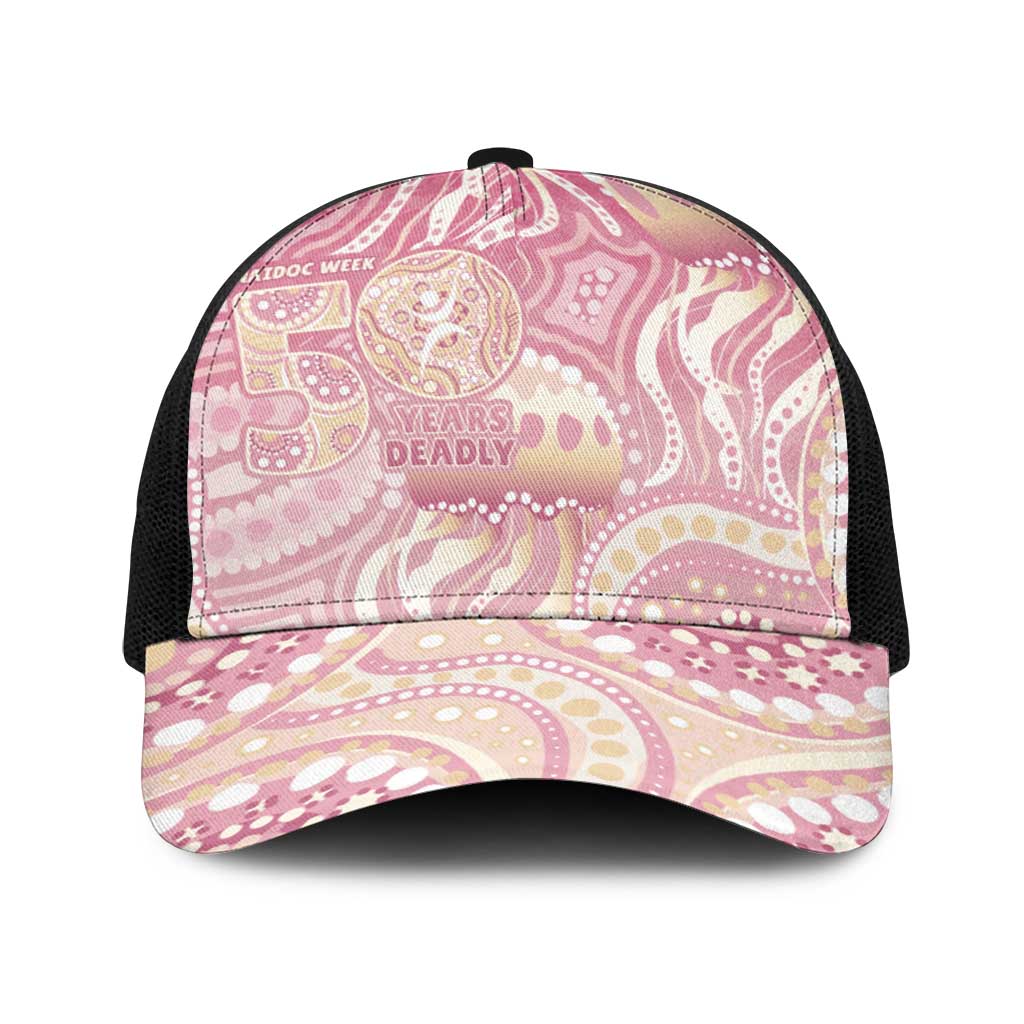 Pastel NAIDOC Week 2026 First Nations Indigenous Baseball Net Cap Jellyfish