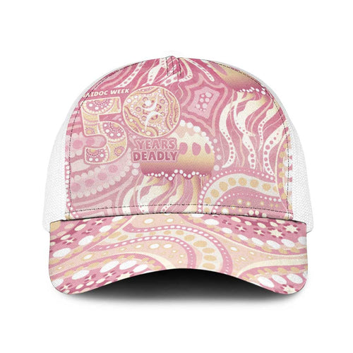 Pastel NAIDOC Week 2026 First Nations Indigenous Baseball Net Cap Jellyfish