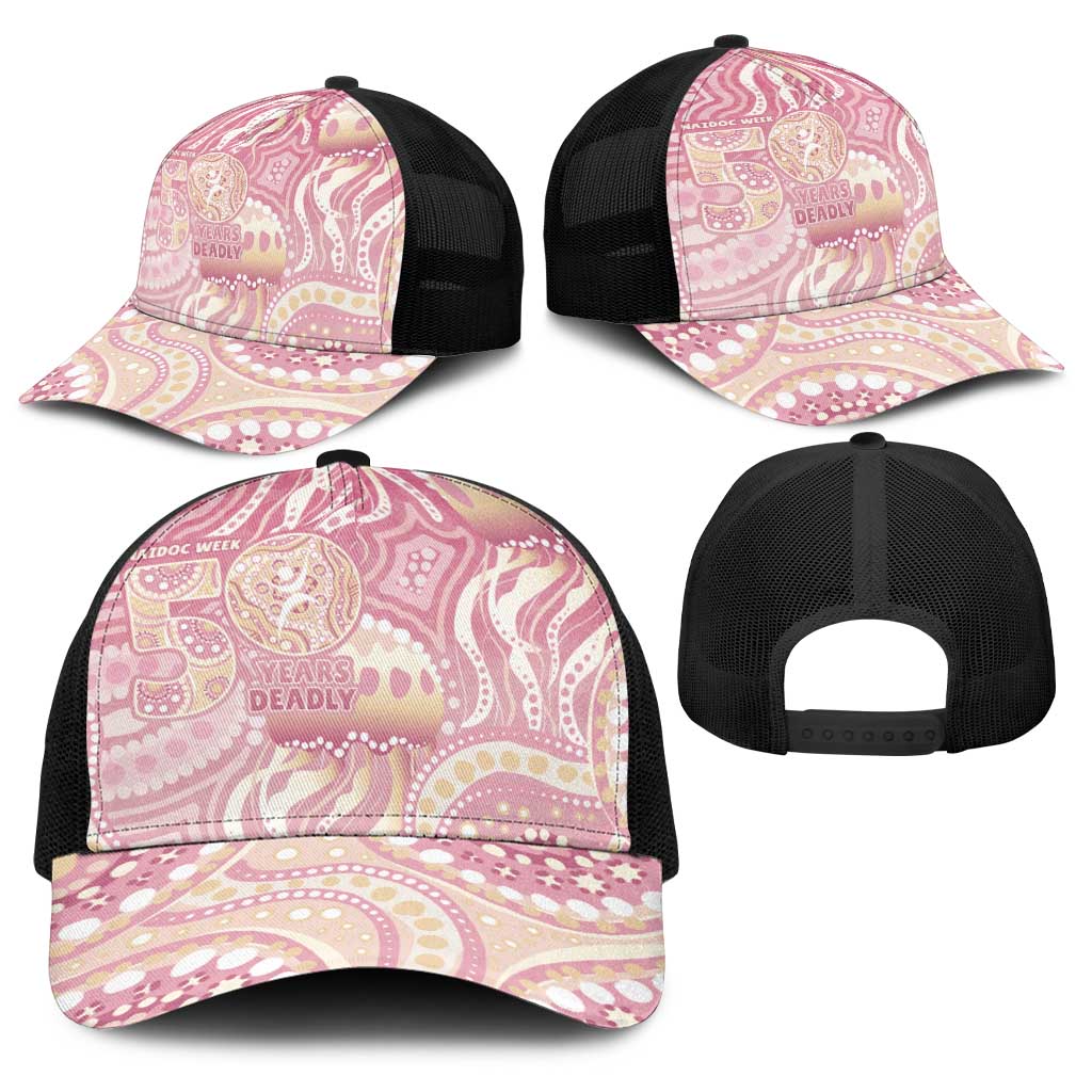 Pastel NAIDOC Week 2026 First Nations Indigenous Baseball Net Cap Jellyfish