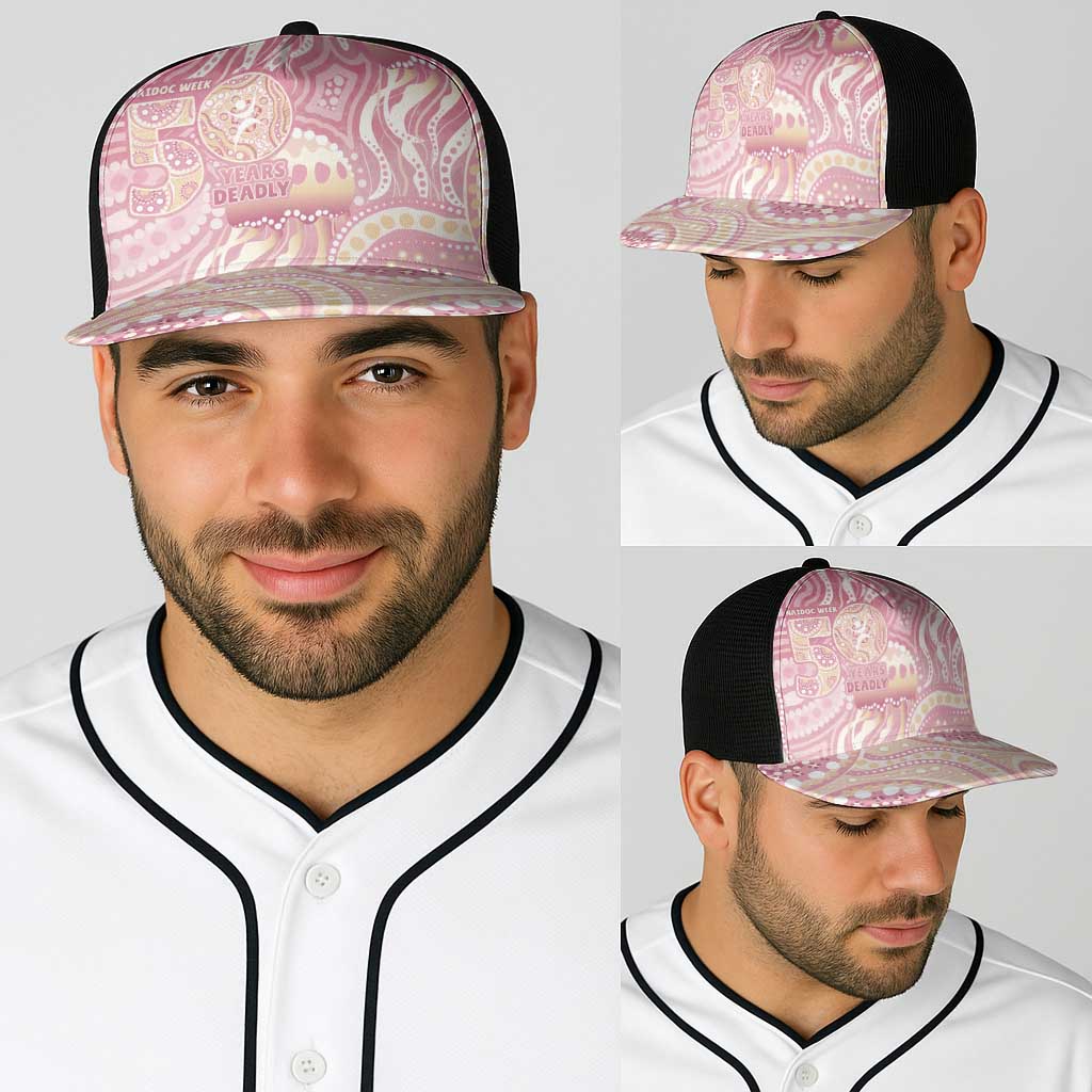 Pastel NAIDOC Week 2026 First Nations Indigenous Baseball Net Cap Jellyfish