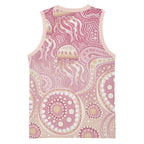 Pastel NAIDOC Week 2026 First Nations Indigenous Basketball Jersey Jellyfish