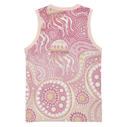 Pastel NAIDOC Week 2026 First Nations Indigenous Basketball Jersey Jellyfish