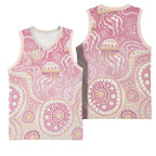 Pastel NAIDOC Week 2026 First Nations Indigenous Basketball Jersey Jellyfish