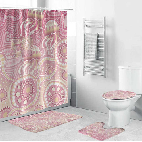 Pastel NAIDOC Week 2026 First Nations Indigenous Bathroom Set Jellyfish