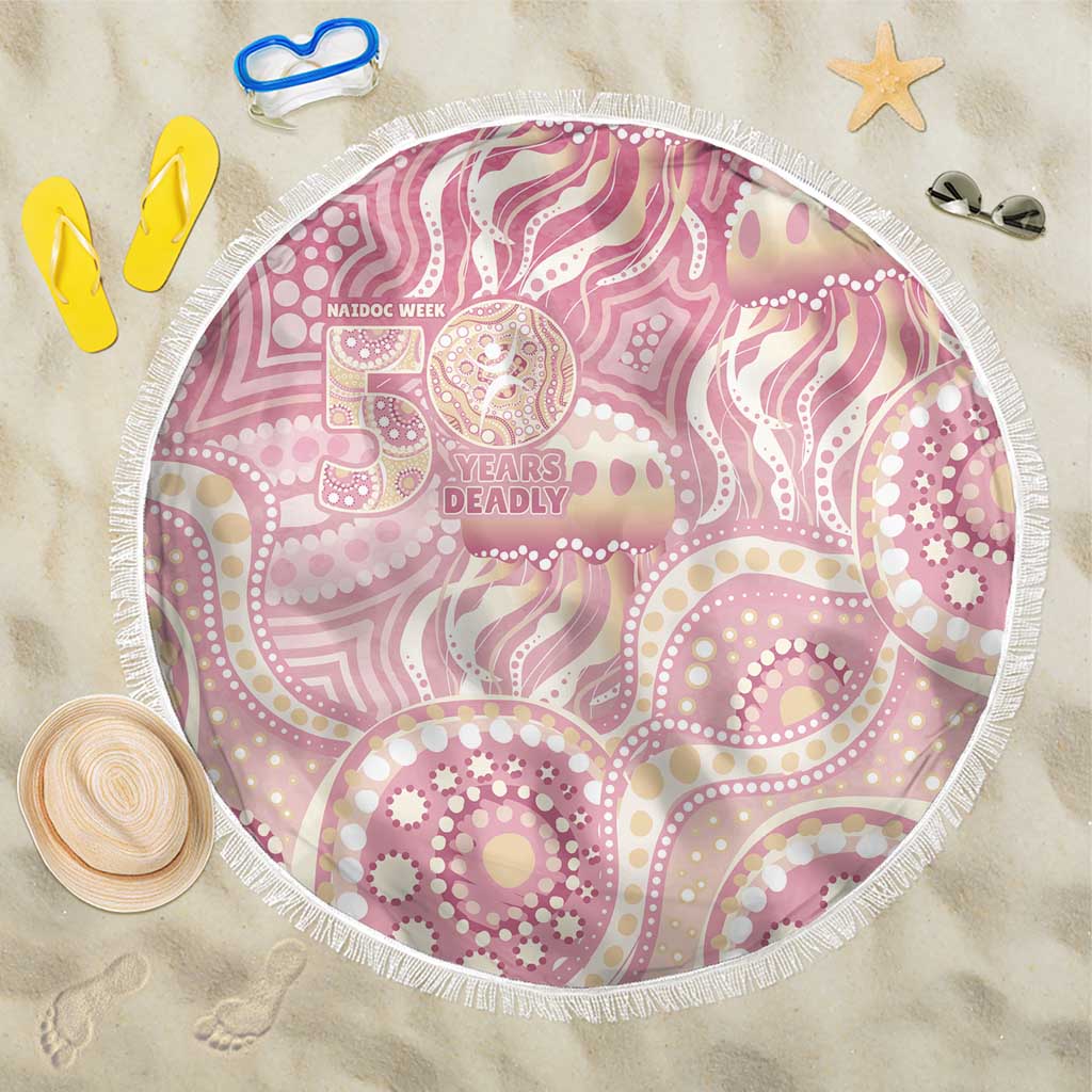 Pastel NAIDOC Week 2026 First Nations Indigenous Beach Blanket Jellyfish