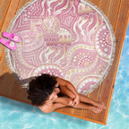 Pastel NAIDOC Week 2026 First Nations Indigenous Beach Blanket Jellyfish