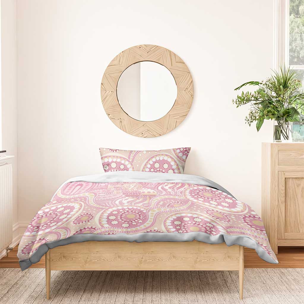 Pastel NAIDOC Week 2026 First Nations Indigenous Bedding Set Jellyfish