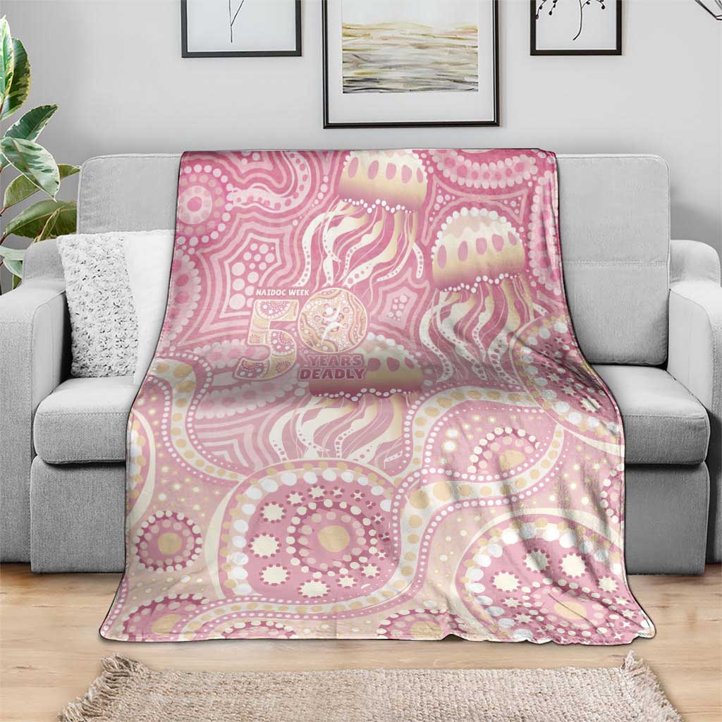 Pastel NAIDOC Week 2026 First Nations Indigenous Blanket Jellyfish
