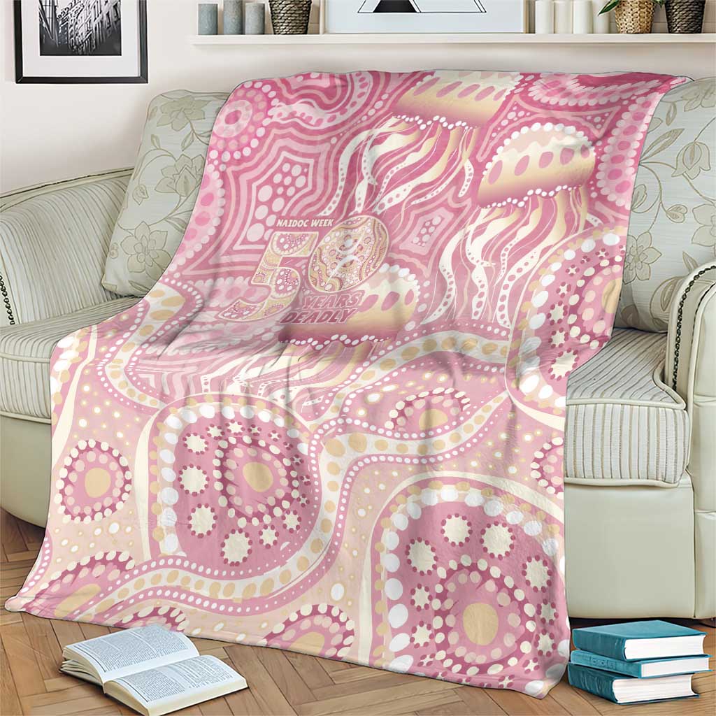 Pastel NAIDOC Week 2026 First Nations Indigenous Blanket Jellyfish