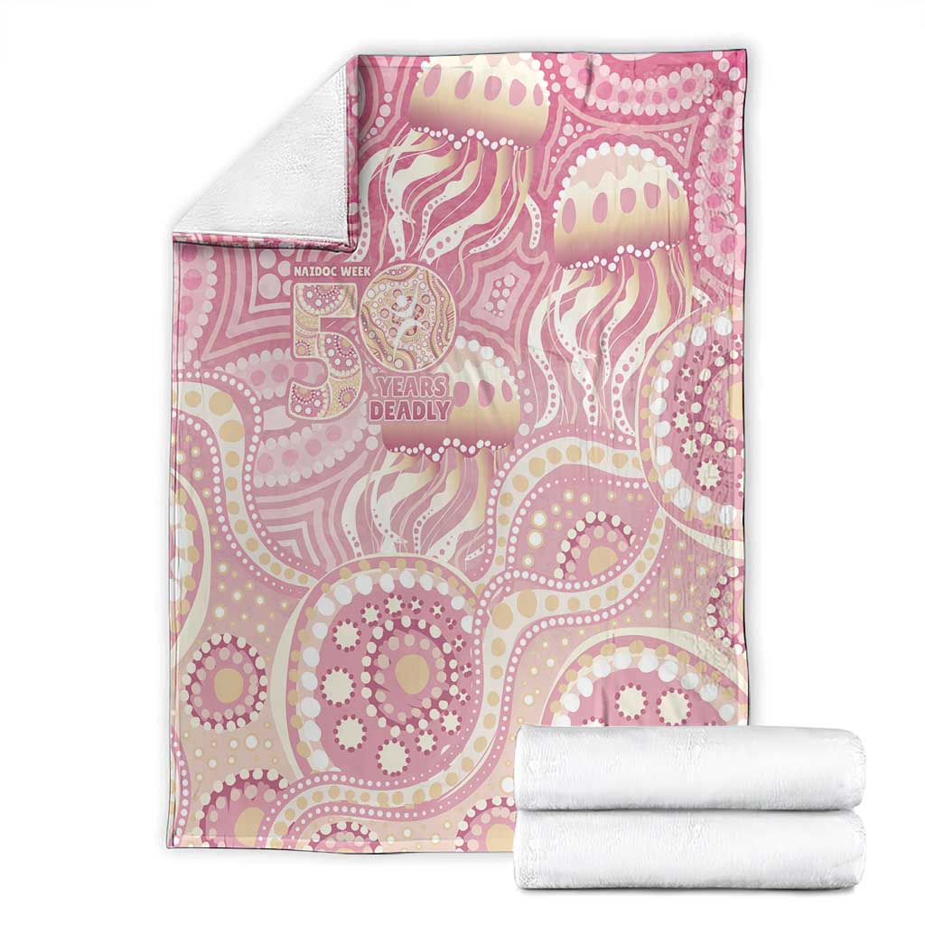 Pastel NAIDOC Week 2026 First Nations Indigenous Blanket Jellyfish