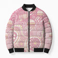 Pastel NAIDOC Week 2026 First Nations Indigenous Bomber Puffer Jacket Jellyfish