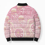 Pastel NAIDOC Week 2026 First Nations Indigenous Bomber Puffer Jacket Jellyfish