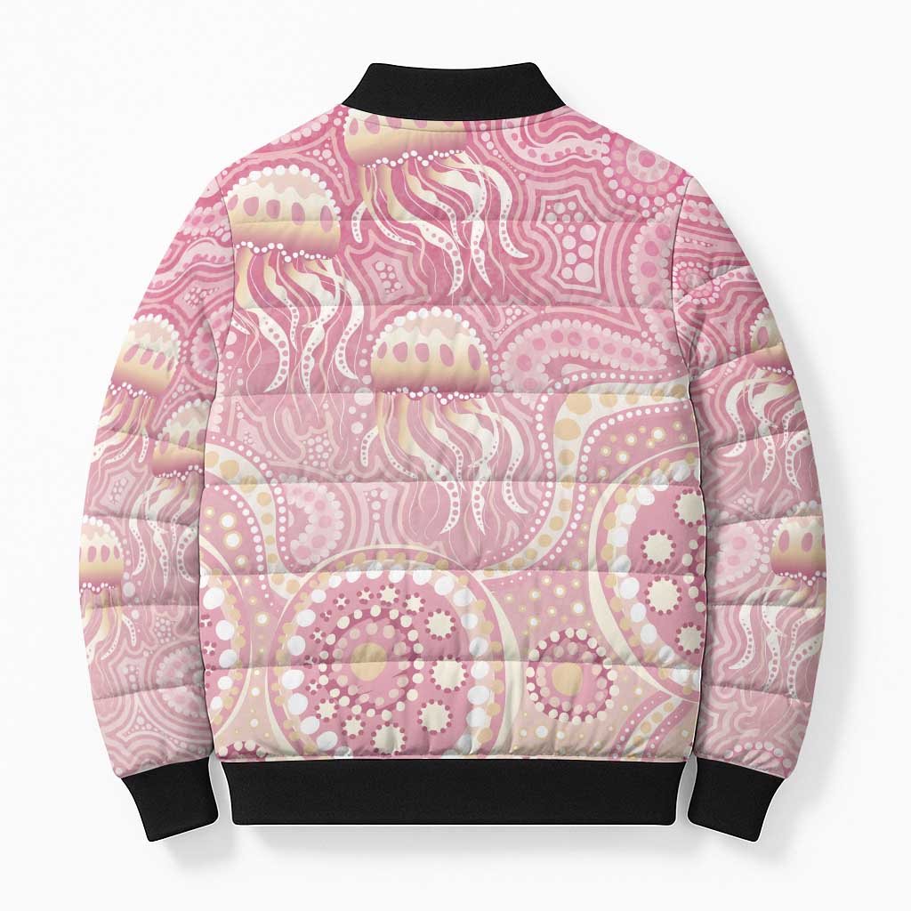 Pastel NAIDOC Week 2026 First Nations Indigenous Bomber Puffer Jacket Jellyfish