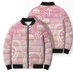 Pastel NAIDOC Week 2026 First Nations Indigenous Bomber Puffer Jacket Jellyfish