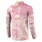Pastel NAIDOC Week 2026 First Nations Indigenous Button Sweatshirt Jellyfish