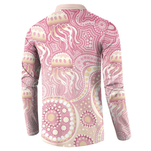 Pastel NAIDOC Week 2026 First Nations Indigenous Button Sweatshirt Jellyfish