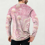 Pastel NAIDOC Week 2026 First Nations Indigenous Button Sweatshirt Jellyfish