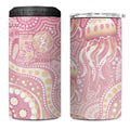 Pastel NAIDOC Week 2026 First Nations Indigenous 4 in 1 Can Cooler Tumbler Jellyfish