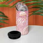 Pastel NAIDOC Week 2026 First Nations Indigenous 4 in 1 Can Cooler Tumbler Jellyfish