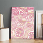 Pastel NAIDOC Week 2026 First Nations Indigenous Canvas Wall Art Jellyfish