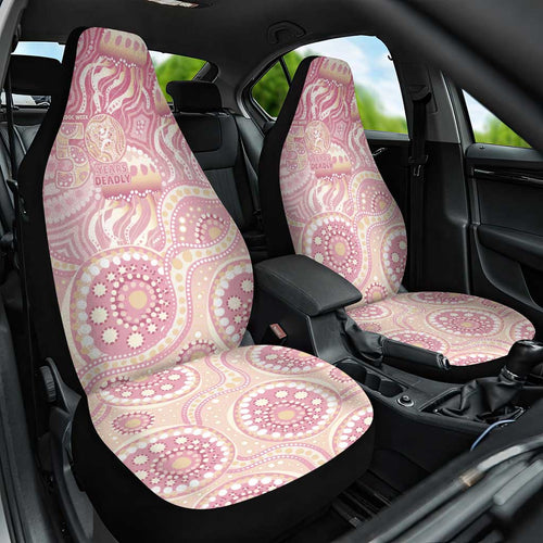 Pastel NAIDOC Week 2026 First Nations Indigenous Car Seat Cover Jellyfish