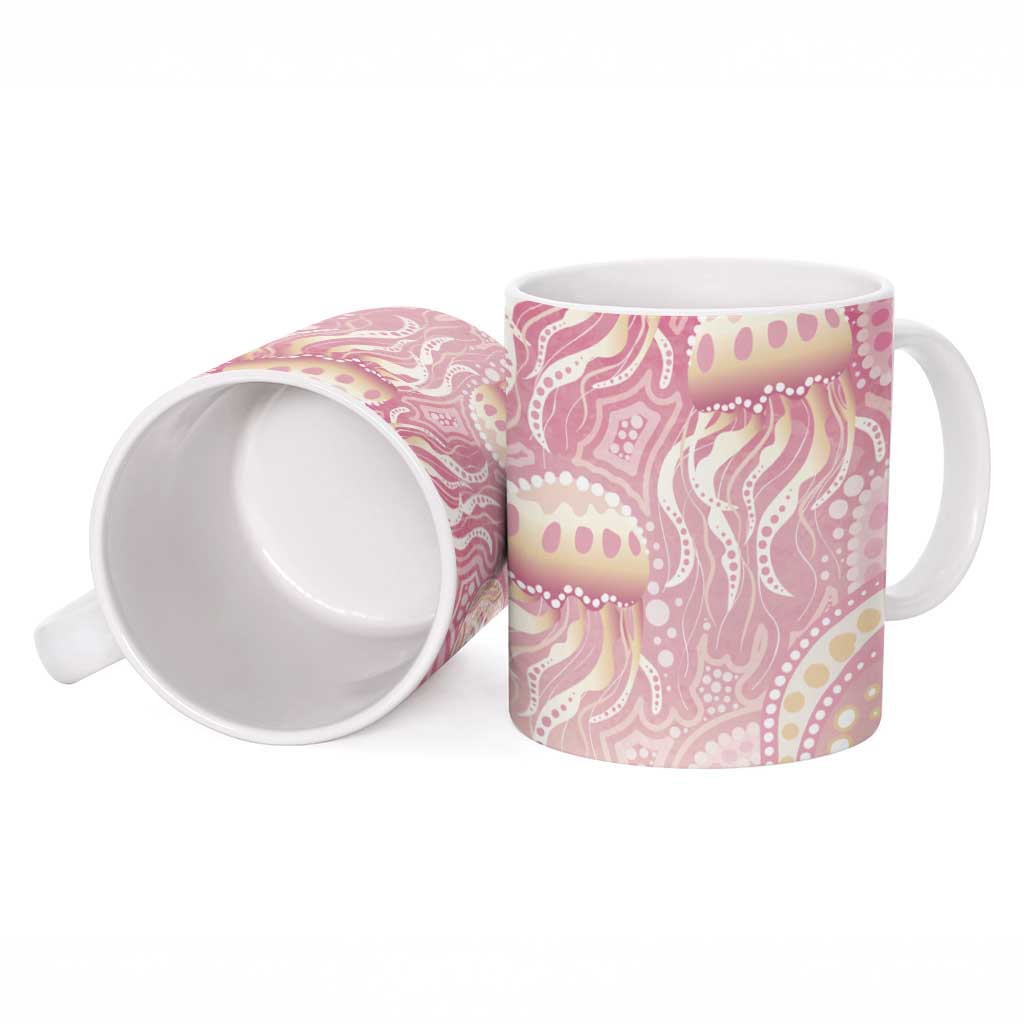 Pastel NAIDOC Week 2026 First Nations Indigenous Ceramic Mug Jellyfish