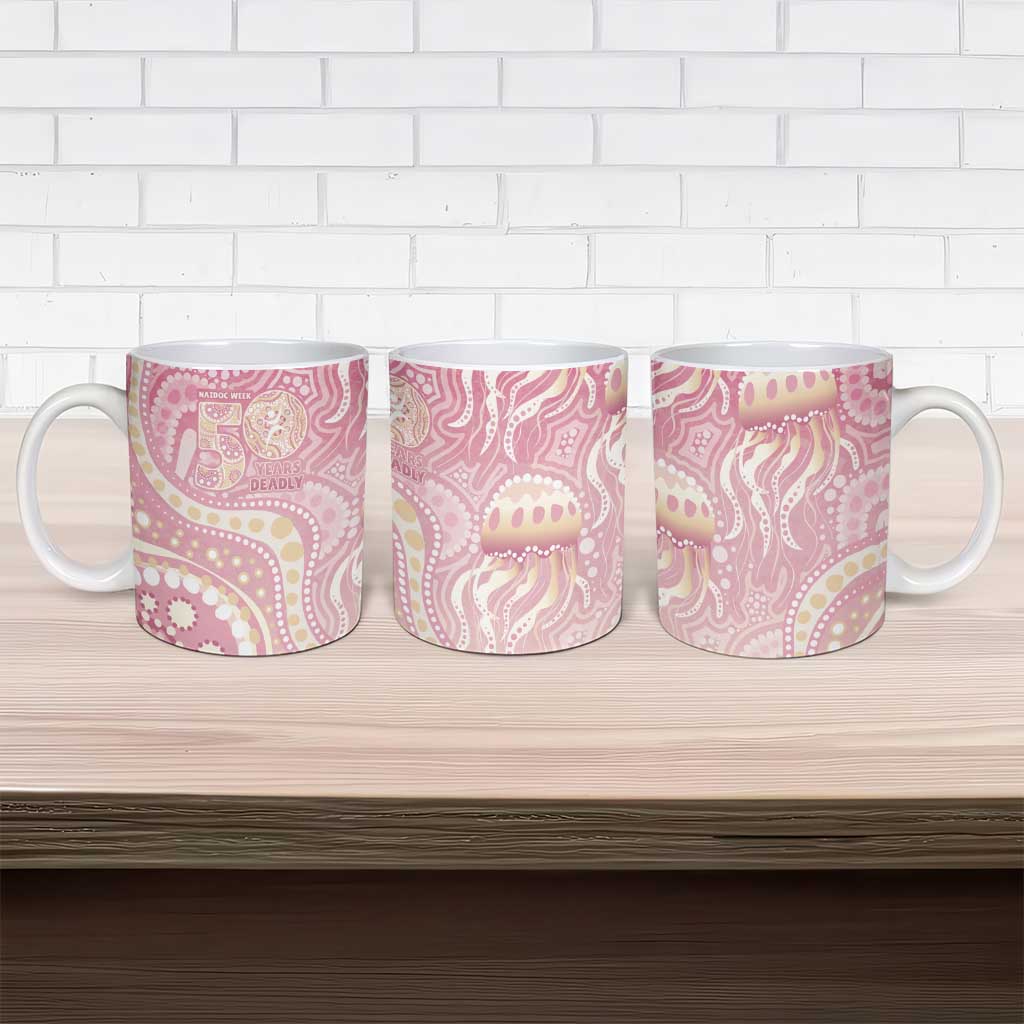 Pastel NAIDOC Week 2026 First Nations Indigenous Ceramic Mug Jellyfish