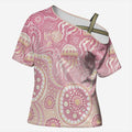 Pastel NAIDOC Week 2026 First Nations Indigenous Cross Shoulder Shirt Jellyfish