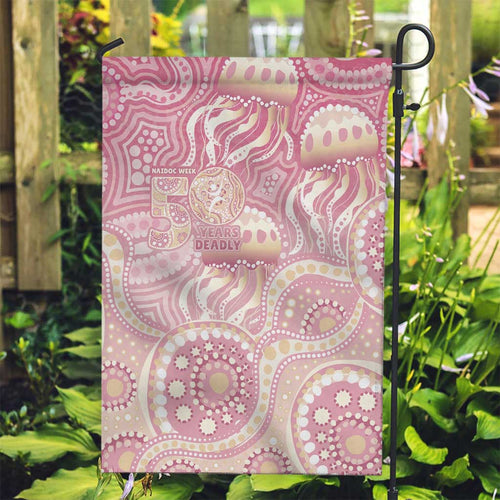 Pastel NAIDOC Week 2026 First Nations Indigenous Garden Flag Jellyfish