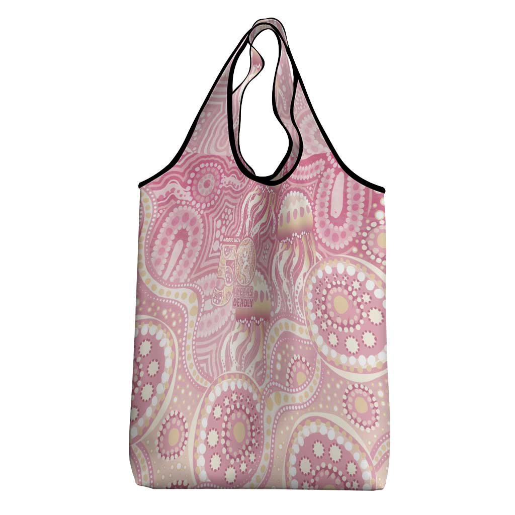 Pastel NAIDOC Week 2026 First Nations Indigenous Grocery Bag Jellyfish