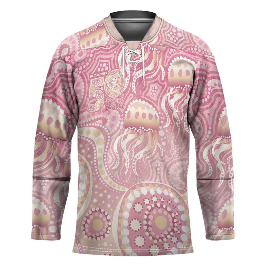 Pastel NAIDOC Week 2026 First Nations Indigenous Hockey Jersey Jellyfish